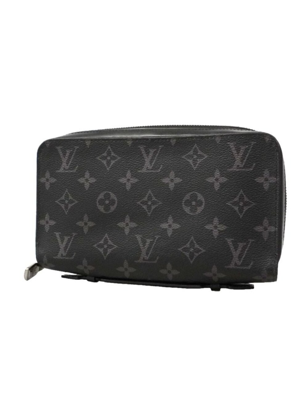 Louis Vuitton Wallet Monogram Eclipse Zippy XL Black